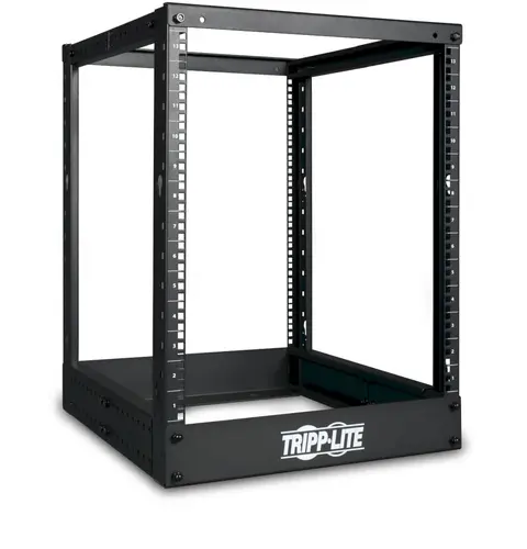 Tripp Lite SR4POST13 13U SmartRack 4-Post Open Frame Rack - Organize and Secure Network Rack Equipment