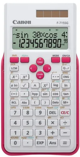 Canon F-715SG calculator Pocket Scientific Pink, White