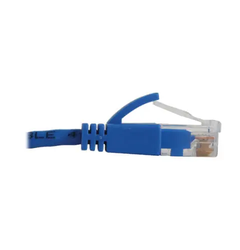 Tripp Lite N261-002-BL Cat6a 10G Snagless Molded UTP Ethernet Cable (RJ45 M/M), PoE, Blue, 2 ft. (0.6 m)