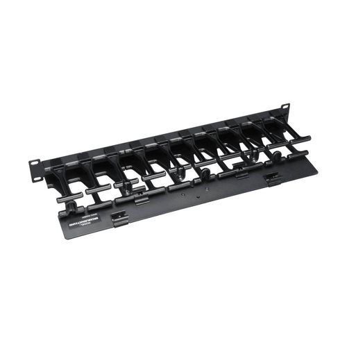 Tripp Lite SRCABLEDUCT1UHD SmartRack 1U High Capacity Horizontal Cable Manager - Finger duct with dual-hinge cover