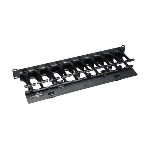 Tripp Lite SRCABLEDUCT1UHD SmartRack 1U High Capacity Horizontal Cable Manager - Finger duct with dual-hinge cover