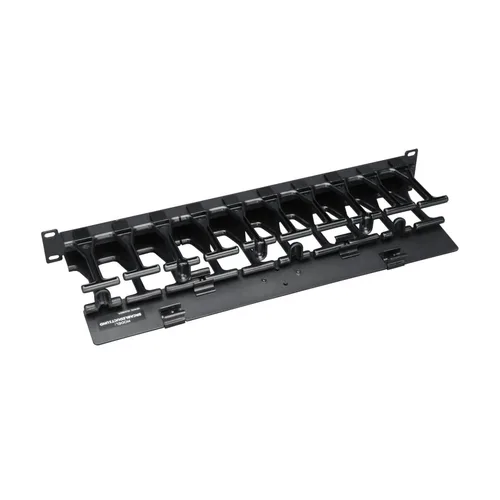 Tripp Lite SRCABLEDUCT1UHD SmartRack 1U High Capacity Horizontal Cable Manager - Finger duct with dual-hinge cover