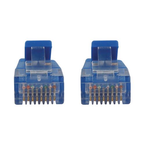 Tripp Lite N261-010-BL Cat6a 10G Snagless Molded UTP Ethernet Cable (RJ45 M/M), PoE, Blue, 10 ft. (3.1 m)