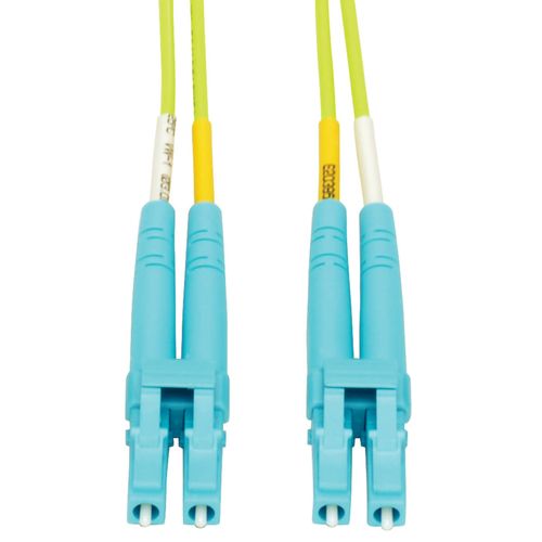 Tripp Lite N820-05M-OM5 100G Duplex Multimode 50/125 OM5 LSZH Fiber Optic Cable (LC/LC), Lime Green, 5 m