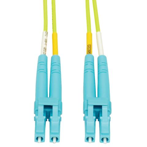 Tripp Lite N820-05M-OM5 100G Duplex Multimode 50/125 OM5 LSZH Fiber Optic Cable (LC/LC), Lime Green, 5 m