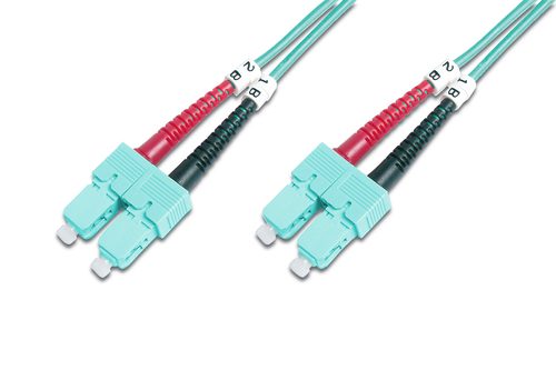 Digitus Fiber Optic Multimode Patch Cord, OM 3, SC / SC
