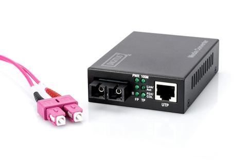 Digitus Fast Ethernet Media Converter, RJ45 / SC