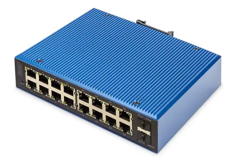 Industrial 16+2 -Port L2 managed Gigabit Ethernet Switch