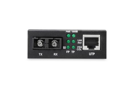 Gigabit Media Converter, RJ45 / SC