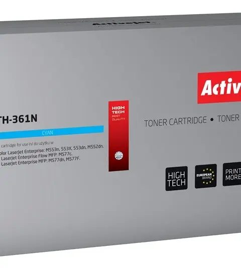 Activejet ATH-361N toner (replacement for HP 508A CF361A; Supreme; 5000 pages; cyan)