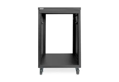 Universal 19-Inch Equipment Rack with Castors, 16U