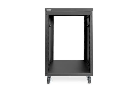 Universal 19-Inch Equipment Rack with Castors, 16U
