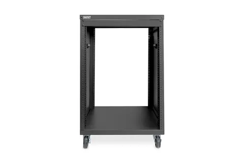 Universal 19-Inch Equipment Rack with Castors, 16U