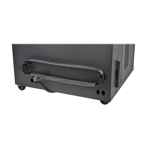 Tripp Lite CSHANDLEKIT Mobile Cart Conversion Kit with Handle, Casters and Power Cord Manager for Tablet/Chromebook Charging Stations