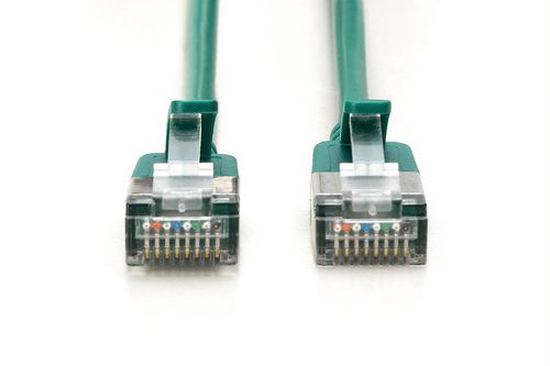 CAT 6A F-FTP Slim patch cord, 5m, green