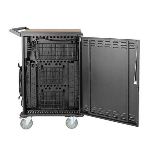 Tripp Lite CSCXB36AC Multi-Device Charging Cart, 36 AC Outlets, Chromebooks and Laptops, 230V, BS 1363, Black