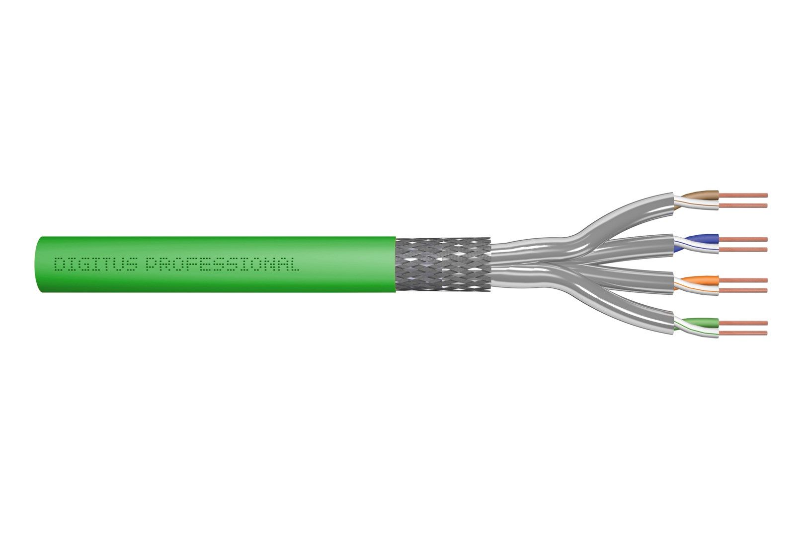 CAT 8.2 S/FTP data cable - installation cable, 500 m, simplex, Dca-s2,d1,a1