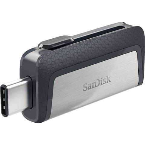 SanDisk 173338 USB flash drive 64 GB USB Type-A / USB Type-C Black, Silver