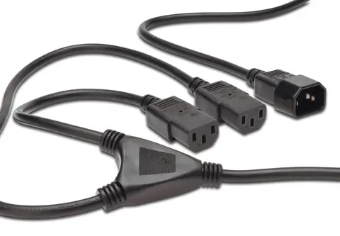 Digitus AK-620300-075-S USB cable 0.75 m USB A Micro-USB B/Mini-USB B Black