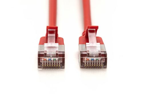 CAT 6A F-FTP Slim patch cord, 1m, red