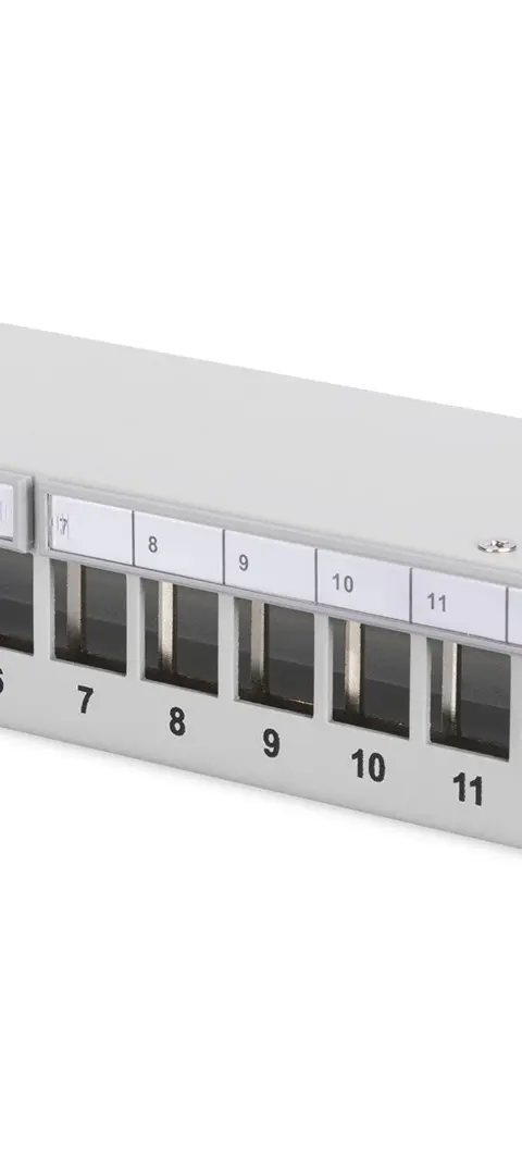 Desktop Modular Patch Panel, shielded, 12-port