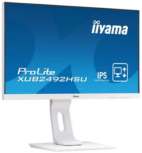 iiyama ProLite XUB2492HSU-W1 computer monitor 60.5 cm (23.8") 1920 x 1080 pixels Full HD LED White