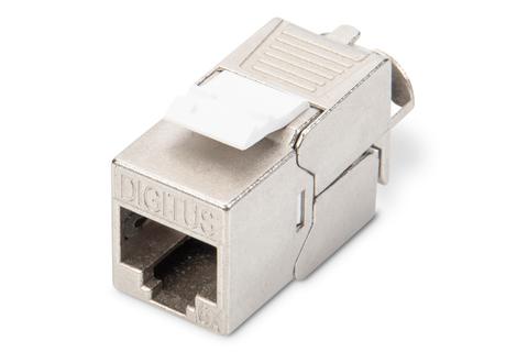 CAT 6A Keystone module, shielded, tool-free mounting connection