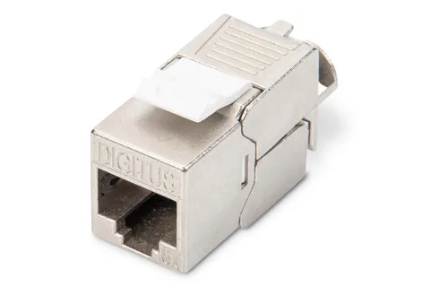 CAT 6A Keystone module, shielded, tool-free mounting connection
