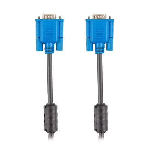 Lanberg CA-VGAC-10CU-0050-BK VGA cable 5 m VGA (D-Sub) Black, Blue