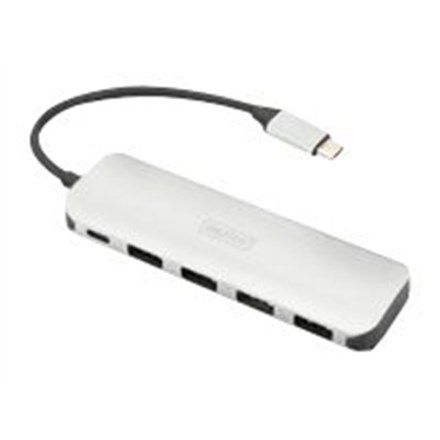Digitus USB Type-C™ 4 port hub (USB 3.0) + PD