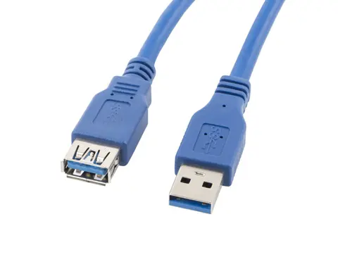 Lanberg CA-US3E-10CC-0030-B USB cable 3 m USB A Blue