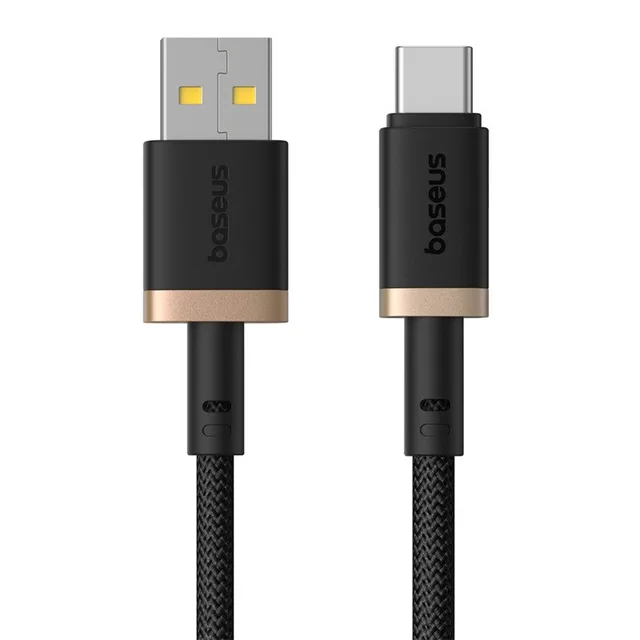 Baseus Dura USB-A To USB-C Cable 60W 2m Black Gold