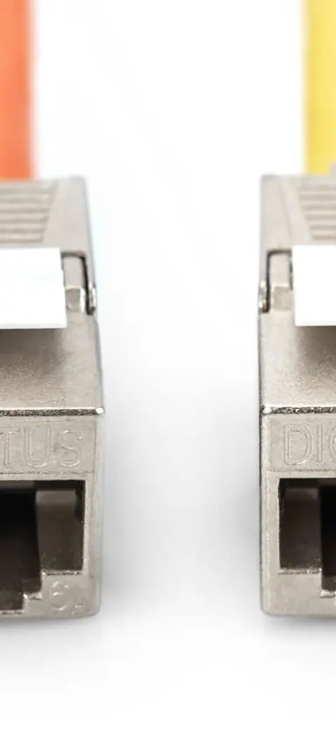 CAT 6A Keystone module, shielded with intelligent cable manager