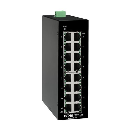 Tripp Lite NGI-U16 16-Port Unmanaged Industrial Gigabit Ethernet Switch - 10/100/1000 Mbps, DIN Mount
