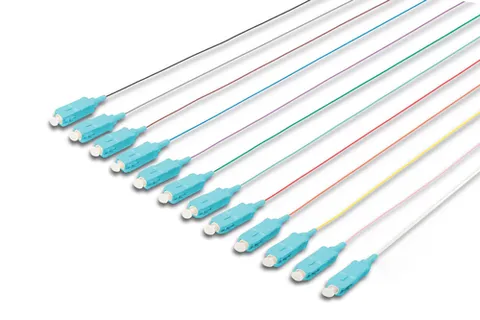 colored pigtails, SC OM3 50/125 µ, Simplex