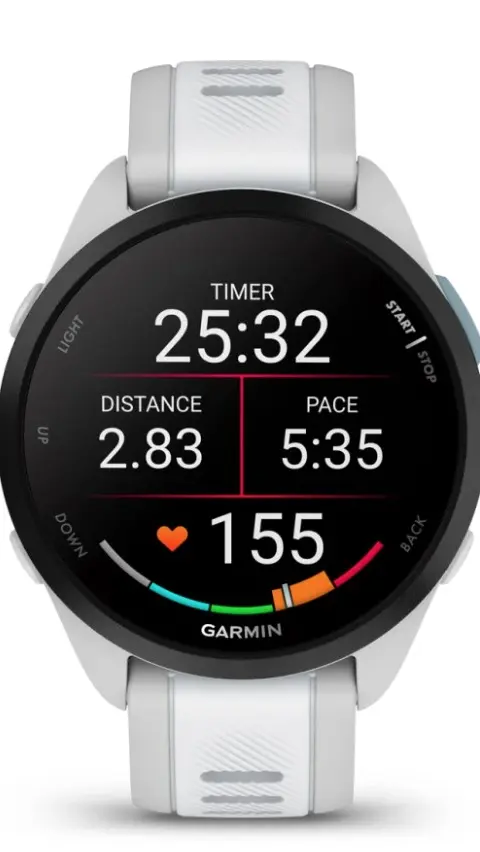 Garmin Forerunner 165 GPS Running Watch - Grey