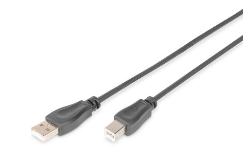 Digitus USB-A - USB-B connection cable, 1m