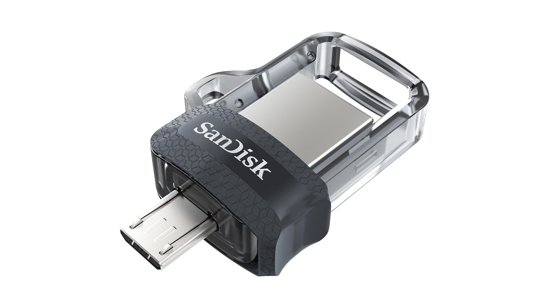 SanDisk 173386 USB flash drive 128 GB USB Type-A / Micro-USB Black, Transparent