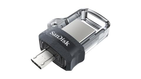 SanDisk 173386 USB flash drive 128 GB USB Type-A / Micro-USB Black, Transparent