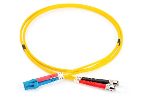 Fiber Optic Singlemode Patch Cord, LC / ST