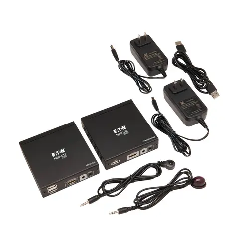 Tripp Lite B013-HU-4K HDMI HDBaseT KVM Console Extender over Cat6 - 2 USB Ports, IR, 4K 30 Hz (130 ft.), 1080p (230 ft.)