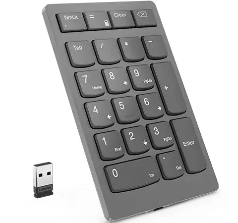 Lenovo 4Y41C33791 numeric keypad Universal RF Wireless Grey