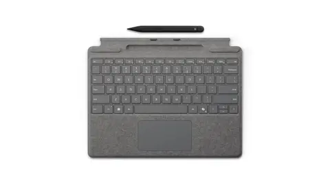 Microsoft Surface Pro Keyboard with Slim Pen for Business QWERTZ German Microsoft Cover port Platinum