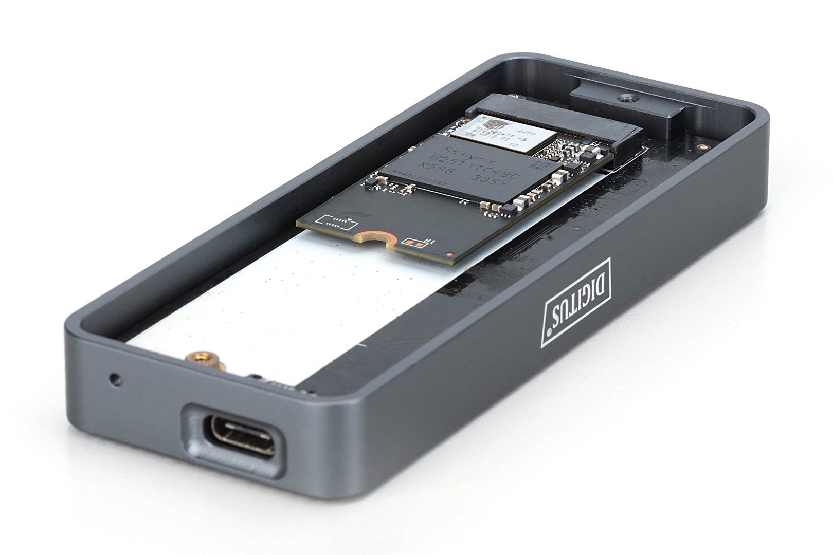 Digitus DA-71157 storage drive enclosure SSD enclosure Black M.2