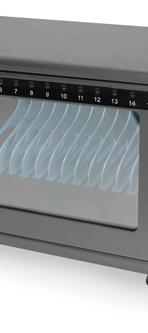 Mobile charging cabinet for 16 tablets up to 13 inches, USB- C