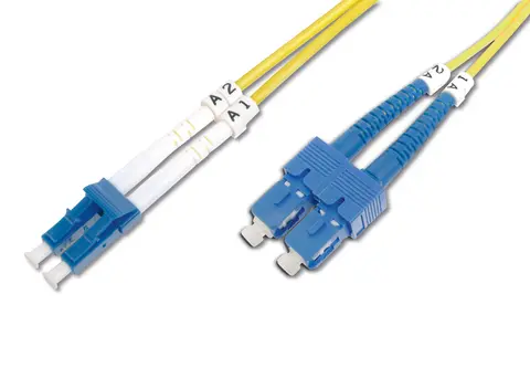 Fiber Optic Singlemode Patch Cord, LC / SC