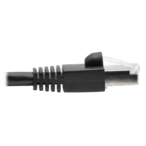 Tripp Lite N262-015-BK Cat6a 10G Snagless Shielded STP Ethernet Cable (RJ45 M/M), PoE, Black, 15 ft. (4.57 m)