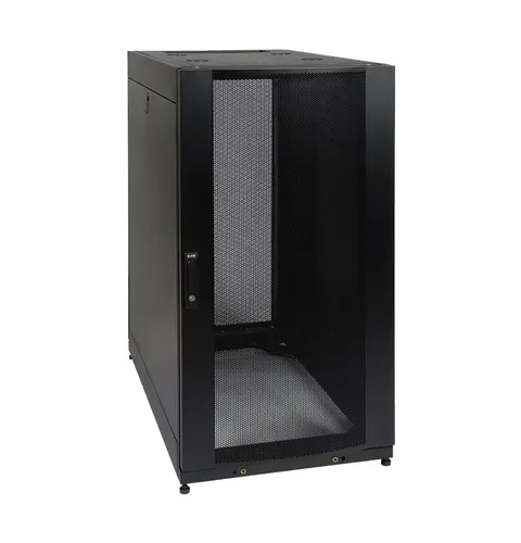 Tripp Lite SR25UB 25U SmartRack Standard-Depth Half-Height Server Rack Enclosure, Doors and Side Panels