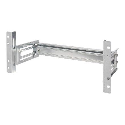 482.6 mm (19") rack-mount DIN rail panel, 4U