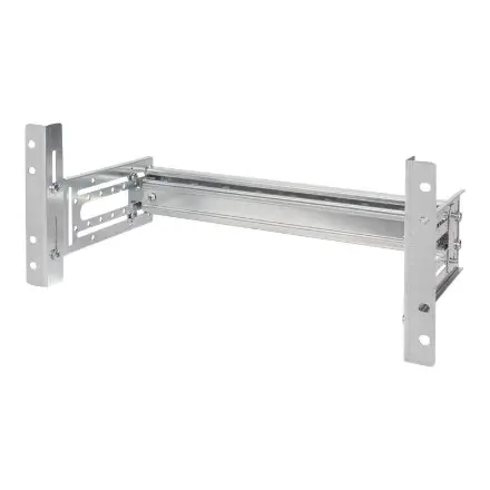 482.6 mm (19") rack-mount DIN rail panel, 4U